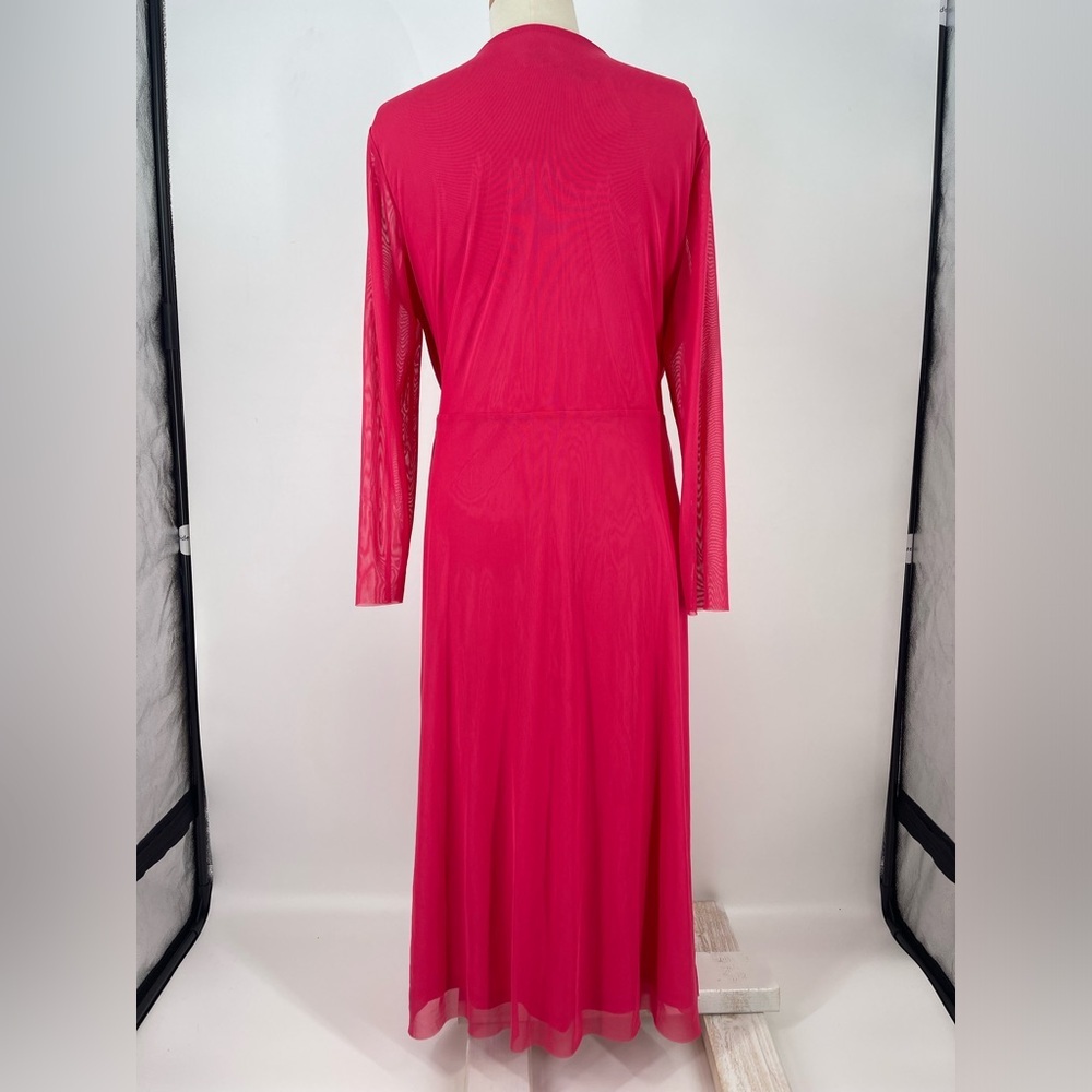 Anne Klein NWT Hot Pink Dress (B43#2) - Picture 5 of 14